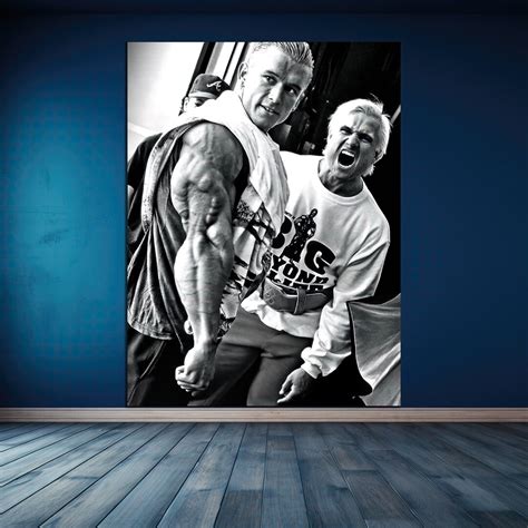 Lee Priest and Tom Platz Iconic Photo Wall Art Poster, Bodybuilding, Lee Priest, Tricep, Wall ...