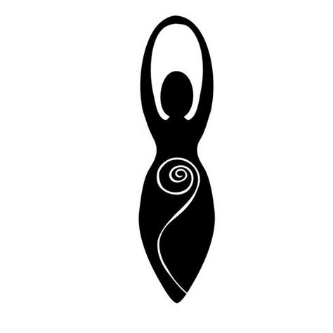 Divine Feminine Symbol Tattoo - template