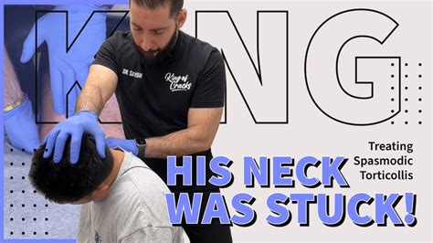 His neck was STUCK 😳 *Spasmodic Torticollis treatment with the King of Cracks* - YouTube