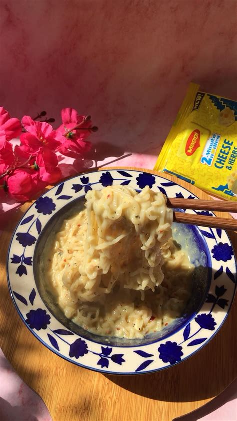 Creamy cheesy maggi noodles – Artofit