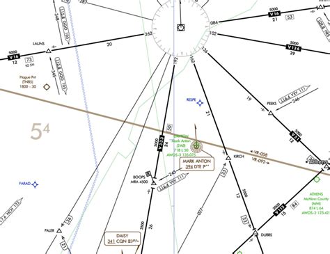 Chart Smart: low altitude IFR enroute chart intersection symbol : Flight Training Central