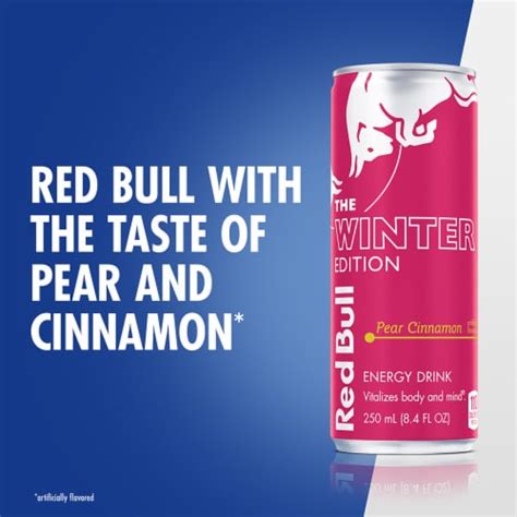 Red Bull Winter Edition Pear Cinnamon Energy Drink Cans, 4 pk / 8.4 fl ...