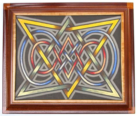 Original Celtic Knotwork Art Painting With Custom Wood Frame | Etsy ...