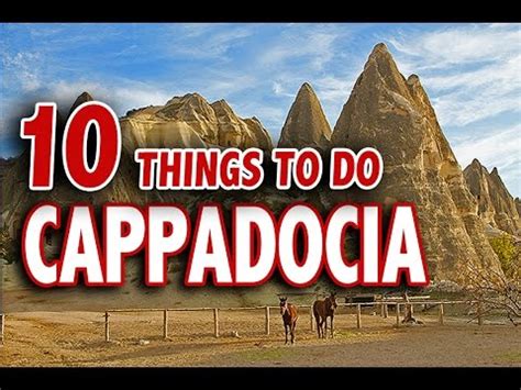 10 BEST THINGS TO DO IN CAPPADOCIA ♥ Top Attractions in Cappadocia, Turkey - YouTube