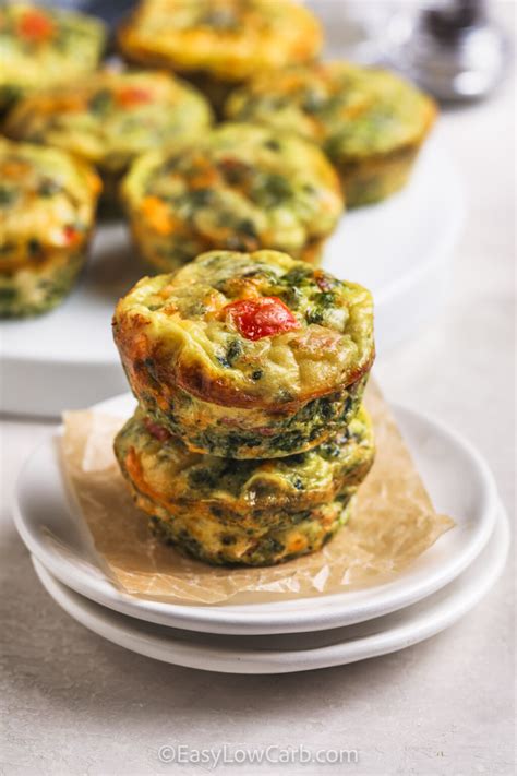 Mini Quiches (Crustless Recipe) - Easy Low Carb