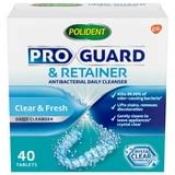 Polident Proguard & Retainer Daily Cleansing Tablets, Mouth Guard ...