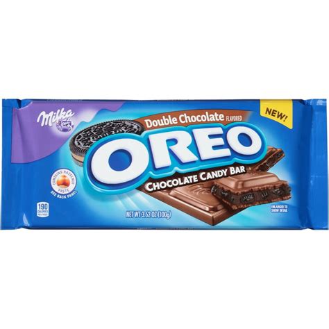 Oreo Double Chocolate Candy Bar, 3.5oz bar - Walmart.com - Walmart.com