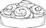 Cinnamon Roll coloring Page  Free Printable Coloring Pages sketch template
