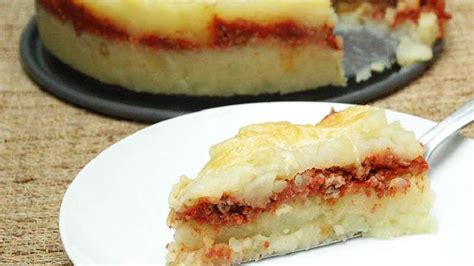 Pastel de papa con carne