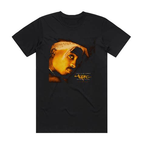 2Pac Tupac Resurrection Album Cover T-Shirt Black – ALBUM COVER T-SHIRTS