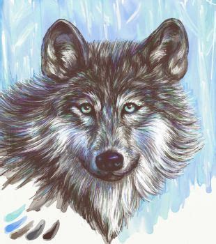 A Gray Wolf - 5 Colors Palette Challenge by digit-Ds | Color palette challenge, Color palette, Art