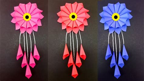 Simple and Very Easy Wall Hanging Decoration - DIY Simple Paper craft ...