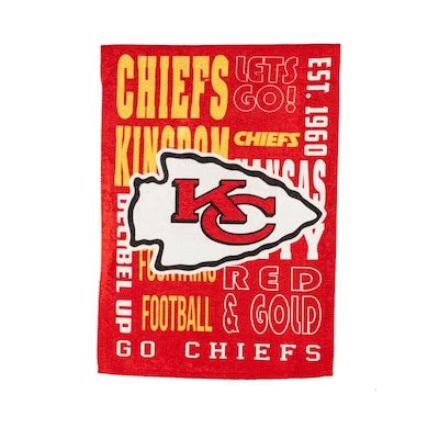 Garden flag Kansas City Chiefs Decorative Banners & Flags at Lowes.com