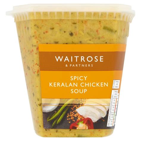 Waitrose Keralan Chicken Soup 600g from Ocado