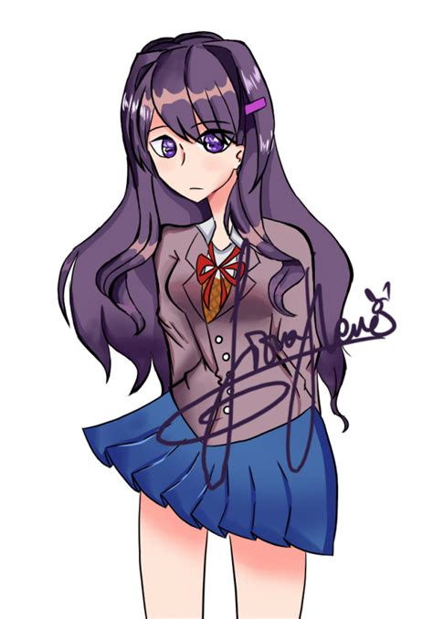 Yuri DDLC by fattyburger on DeviantArt