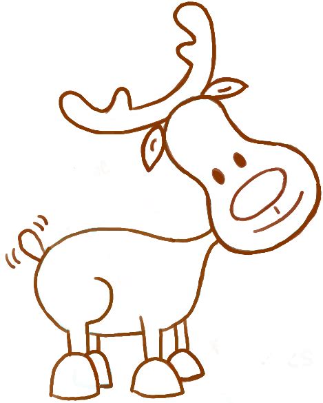 How to Draw a Cute Cartoon Reindeer for Christmas – How to Draw Step by Step Drawing Tutorials