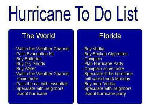 So true... | Hurricane party, Florida funny, Hurricane preparedness