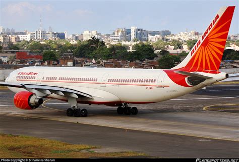 VT-IWB Air India Airbus A330-223 Photo by Sriram Hariharan | ID 262861 | Planespotters.net