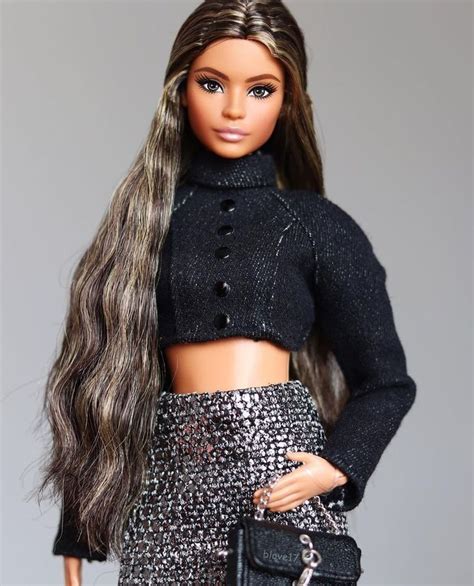 Stylish Barbie Fashionista Doll with Long Hair