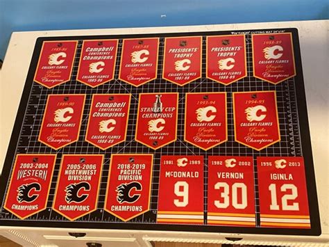 Calgary Flames Stanley Cup Championships and Retired Number - Etsy