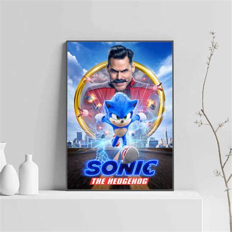 Sonic The Hedgehog Movie Poster Posters