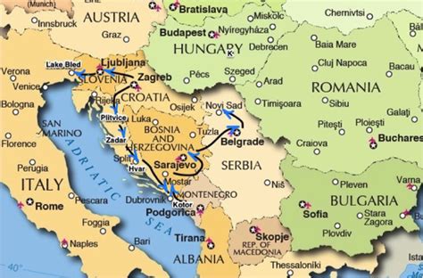 History & Itinerary For Exploring the Former Yugoslavia - Mapping Megan