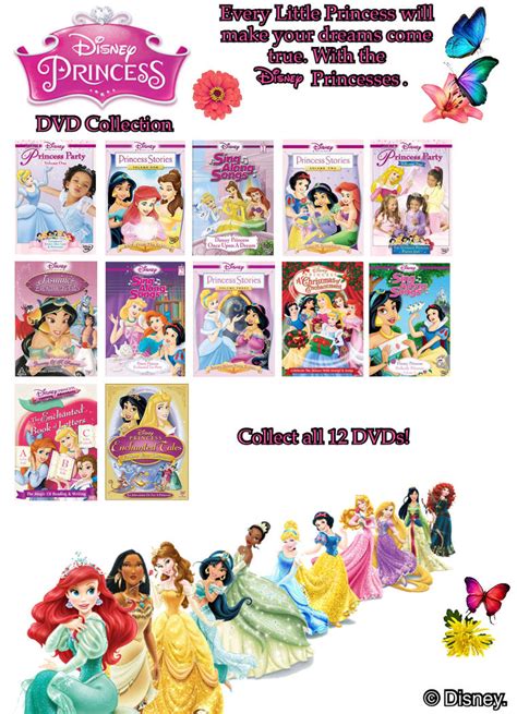 Disney Princess DVD Collection by Joshuat1306 on DeviantArt