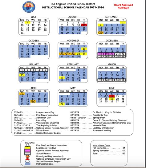 School Calendar 2024 … - Janey Lilian