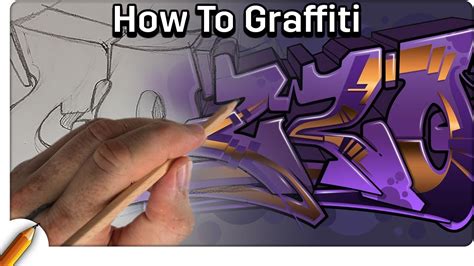 How to Draw Graffiti | Draw my name in graffiti - YouTube