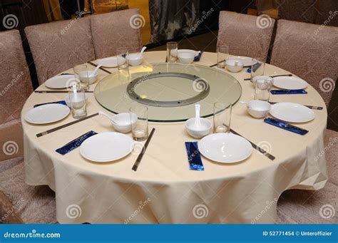 Oriental Restaurant Table Setting Stock Photo - Image of clean, relax: 52771454