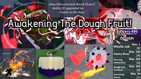 Awakening Dough Fruit! (Total fragments in description) + PvP - YouTube