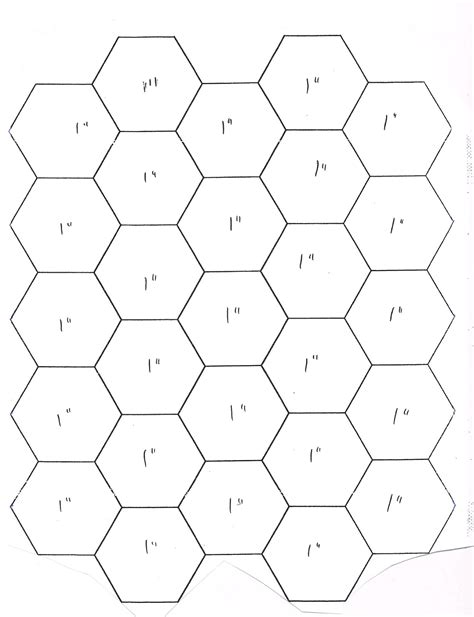 Hexagon Templates for Quilting Free Faeries and Fibres English Paper Piecing Instructions ...