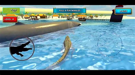 Crocodile Simulator Beach Hunt - Android / iOS Gameplay - YouTube