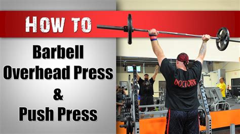 How to Overhead Press: Strict vs. Push Press Technique - YouTube