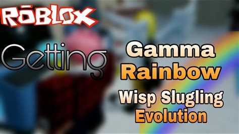 Gamma Rainbow wisp slugling Evolution (Roblox Loomian legacy) - YouTube