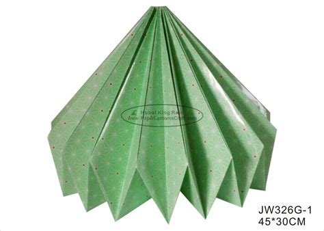 30cm Green Origami Paper Lantern , Origami Paper Lights Lantern ...