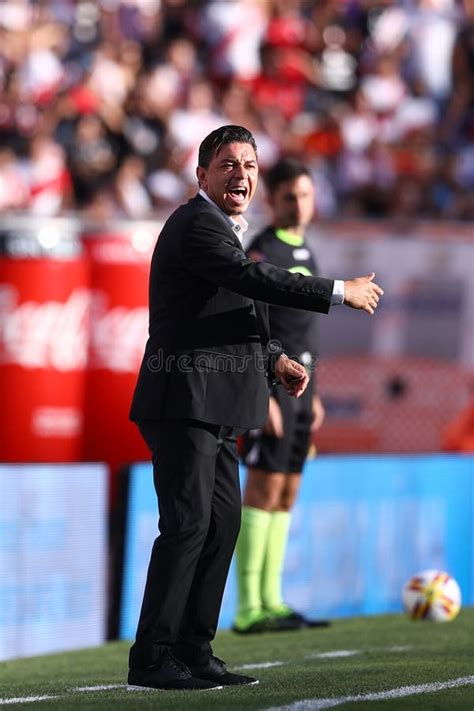 Marcelo Gallardo River Plate Match Editorial Stock Image - Image of ...