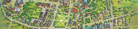 Dartmouth College Campus Map Illustration - by Rabinky Art, LLC