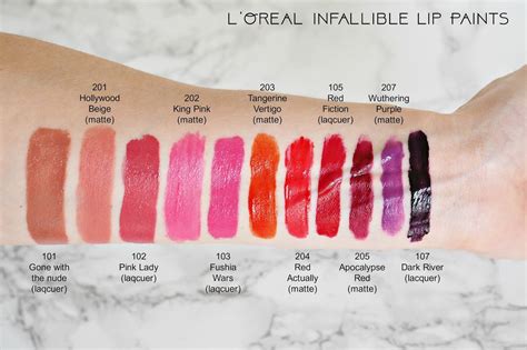 Loreal Lipstick Colors Chart – Warehouse of Ideas