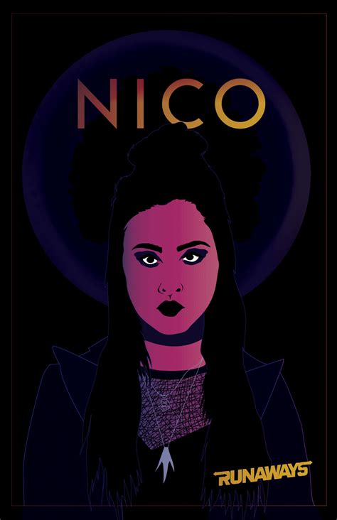 Nico Minoru - Marvels Runaways Character Poster | Poster By Lorocoart