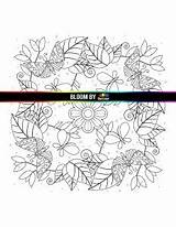 Bloom PDF  Oui Color Coloring Books sketch template
