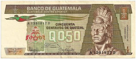 Billetes del Mundo: Guatemala