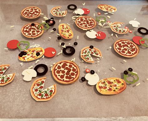 Pizza Party Pizza Party Decor Pizza Confetti Custom | Etsy