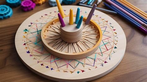 Premium AI Image | A Photo of Creative Spirograph Set with Geometric ...