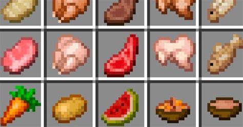 Minecraft: Every Food Item's Hunger And Saturation Values