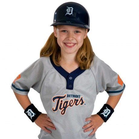 MLB® Kids Team Uniform Set - Detroit Tigers - The MLB Kids Team Set includes a team batting ...