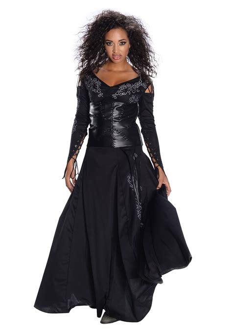 Deluxe Harry Potter Bellatrix Plus Size Costume For Women 1X Black Clothing, Shoes Jewelry ...