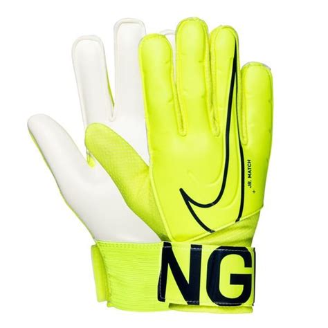 Nike Goalkeeper Gloves Match - Volt/Obsidian Kids | www.unisportstore.com