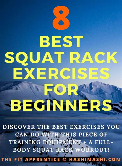 8 Best Squat Rack Exercises for Beginners + Full-Body Workout