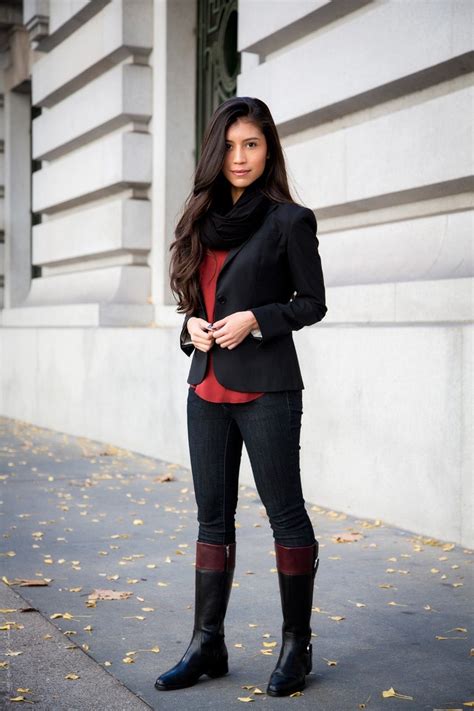 Fall Outfit Series - Casual Riding Boots Outfit